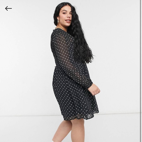 ASOS Curve polka dot dress - Picture 4 of 4